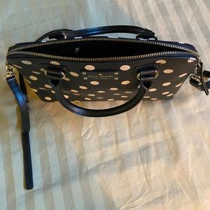 Kate spade black and light pink purse